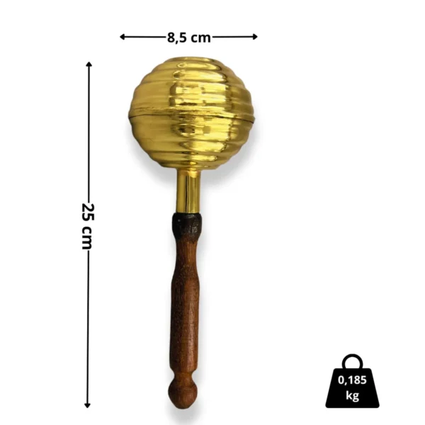 XERÉ XANGÔ DOURADO BOLA - Imagem 2