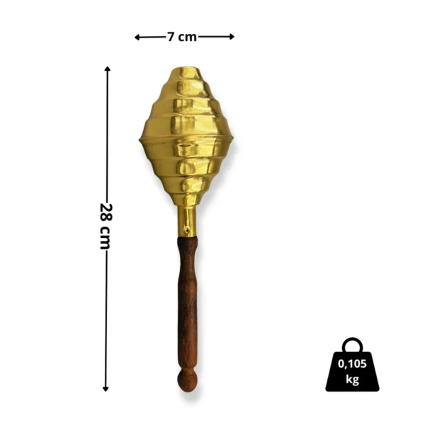 XERÉ XANGÔ DOURADO OCTAEDRO - Imagem 3