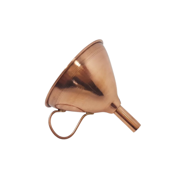 FUNIL EM COBRE MINIATURA