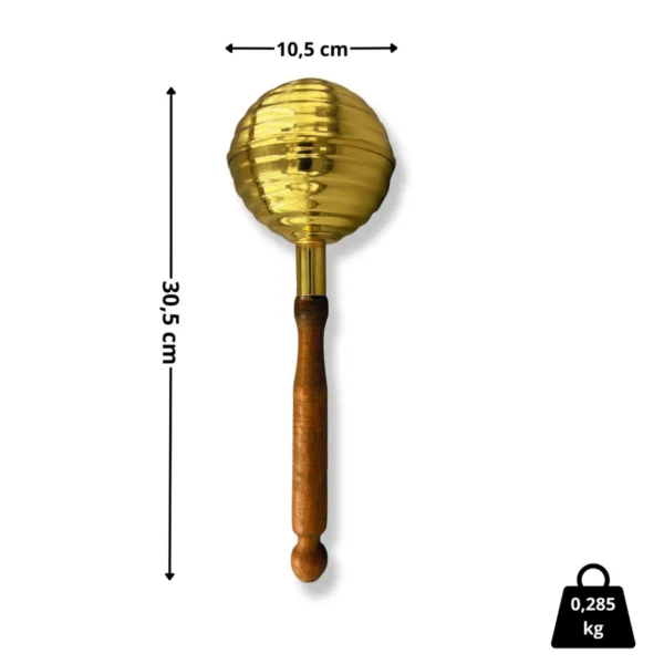 XERÉ XANGÔ DOURADO BOLA - Imagem 2